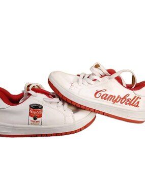 Custom "Campbell's" Tomato Soup  Size 6/6.5 Pop Art Leather Shoes